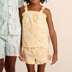 Kids Yellow and Cream Matching Set